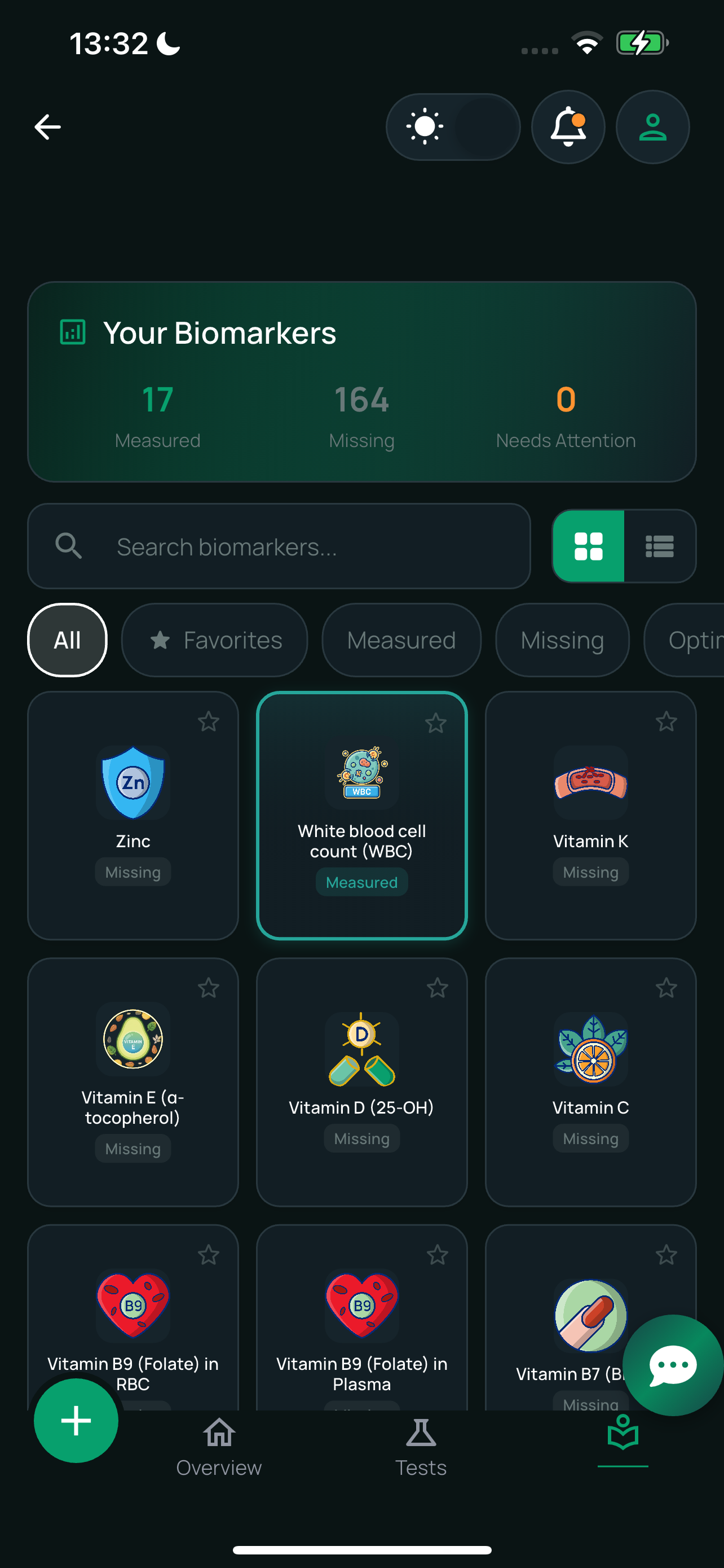 Health3 Biomarker Library - Browse all your health biomarkers